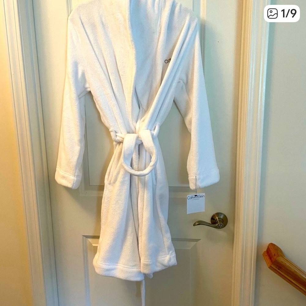 Calvin Klein Soft White Bathrobe